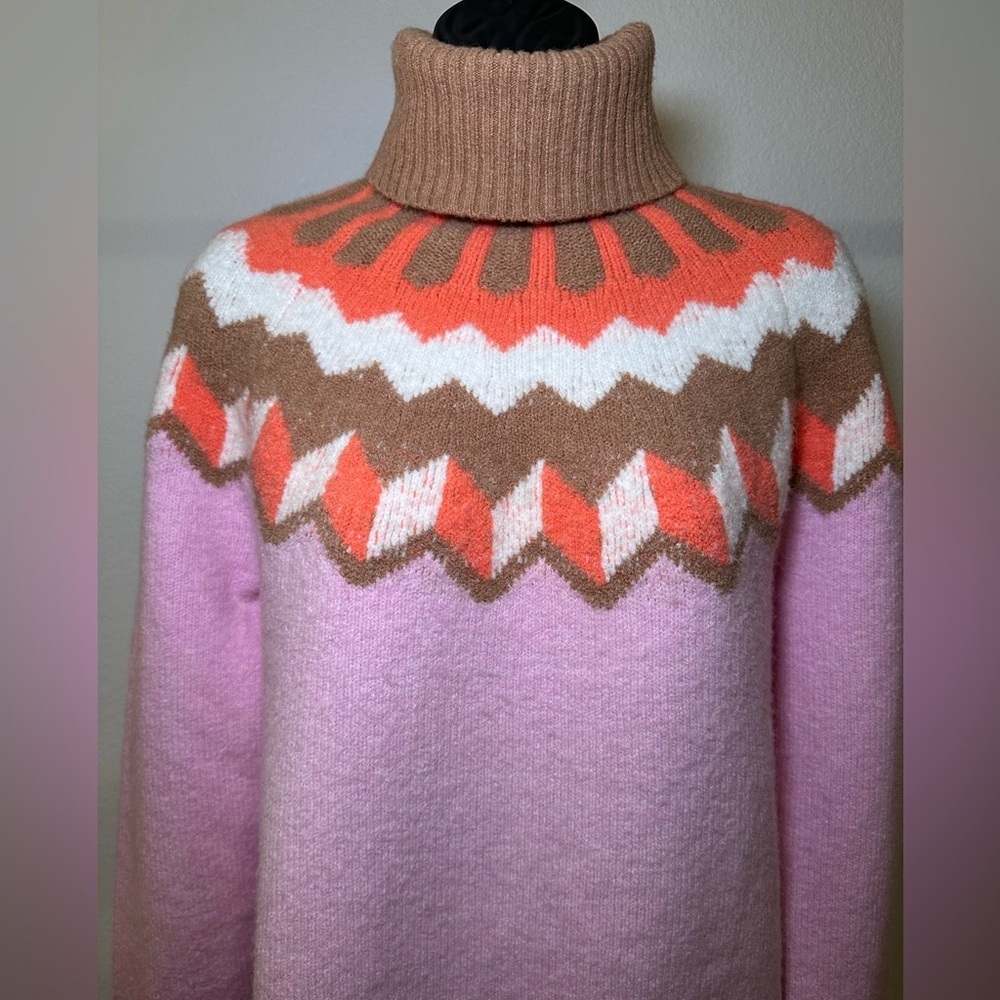 J Crew Super Soft Fair Isle Wool Sweater - Picture 12 of 13